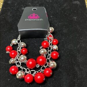 Q3 NWT Silver & Cranberry